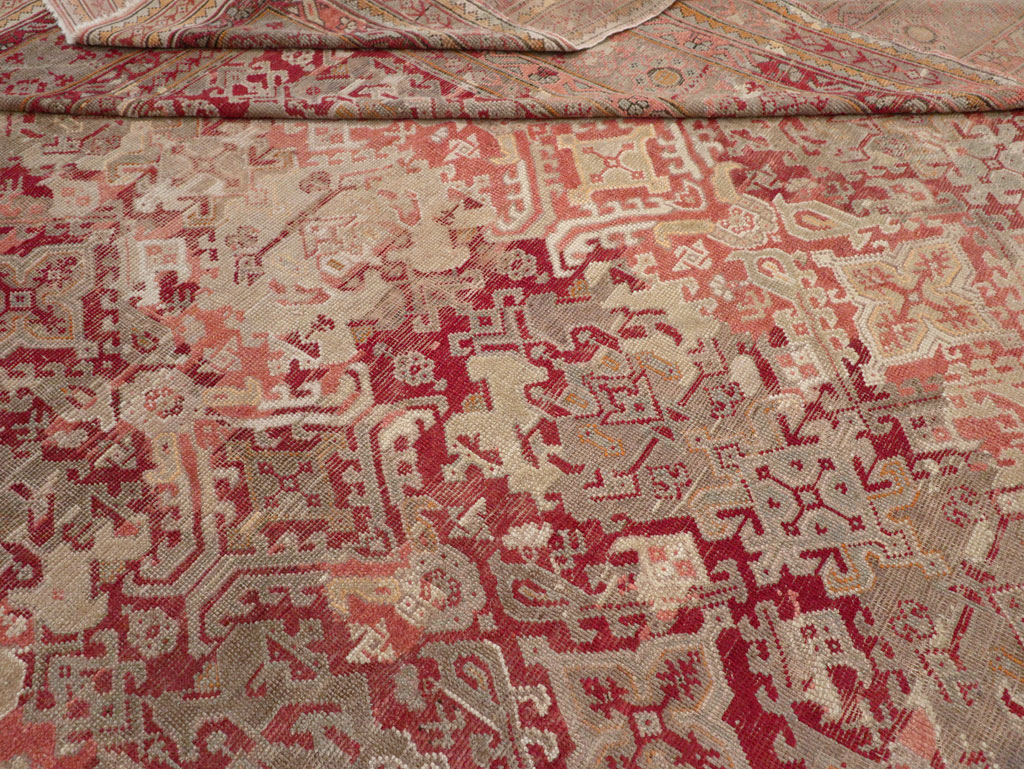 Antique Turkish Oushak Oversize Carpet, No.33315 - Gsblank
