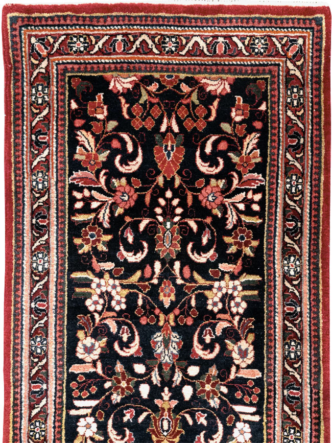 Vintage Persian Sarouk Runner (Pair: 1 of 2), No.33316 - Gsblank