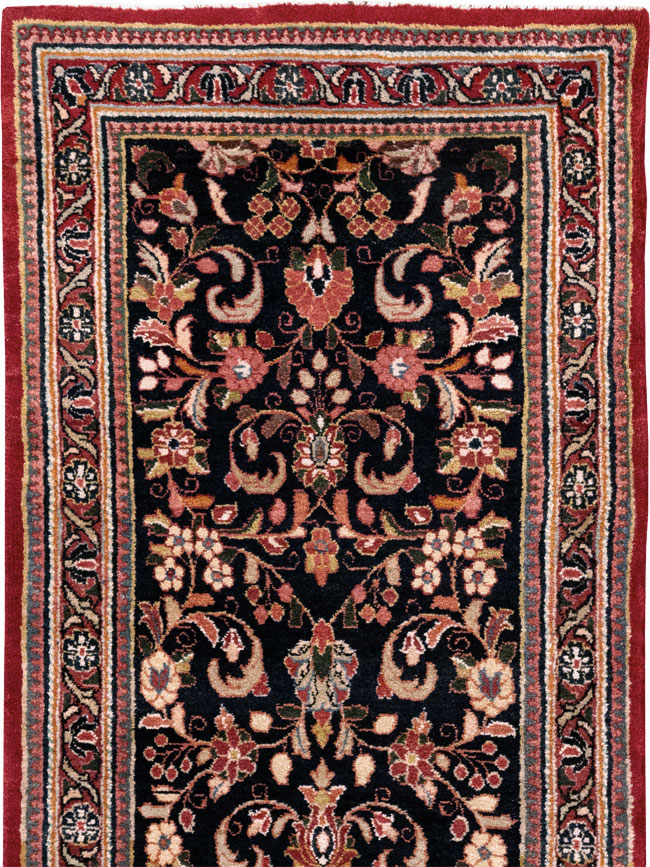 Vintage Persian Sarouk Runner (Pair: 1 of 2), No.33316 - Gsblank