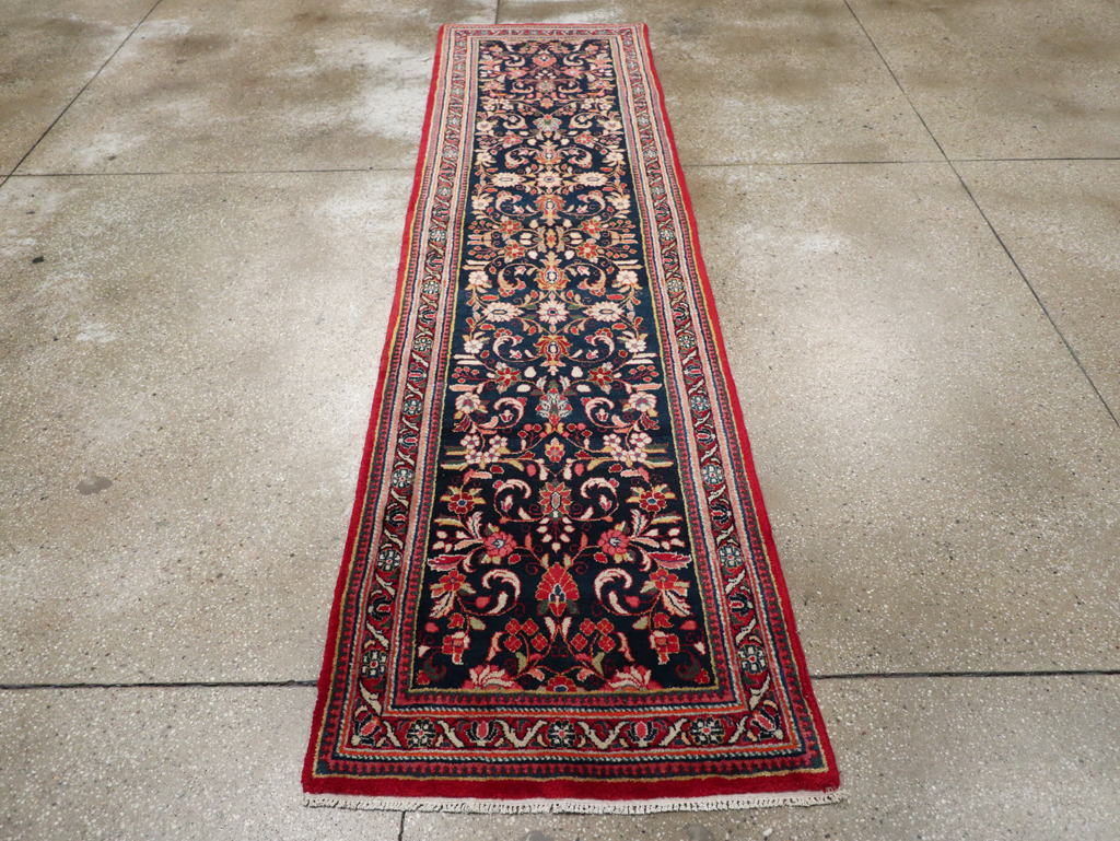 Vintage Persian Sarouk Runner (Pair: 1 of 2), No.33316 - Gsblank