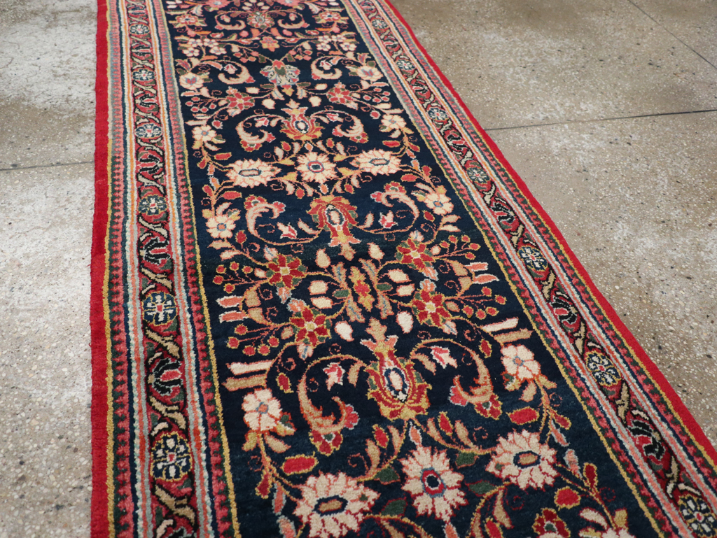 Vintage Persian Sarouk Runner (Pair: 1 of 2), No.33316 - Gsblank