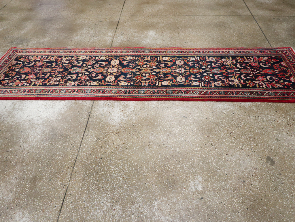 Vintage Persian Sarouk Runner (Pair: 1 of 2), No.33316 - Gsblank