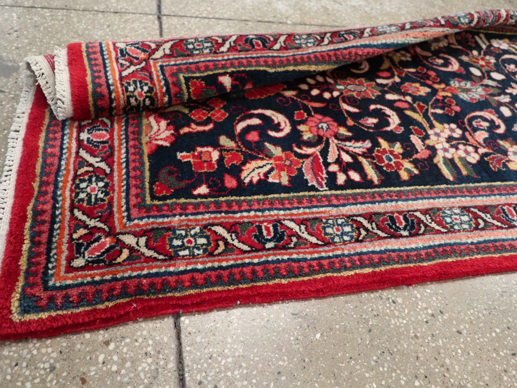 Vintage Persian Sarouk Runner (Pair: 1 of 2), No.33316 - Gsblank
