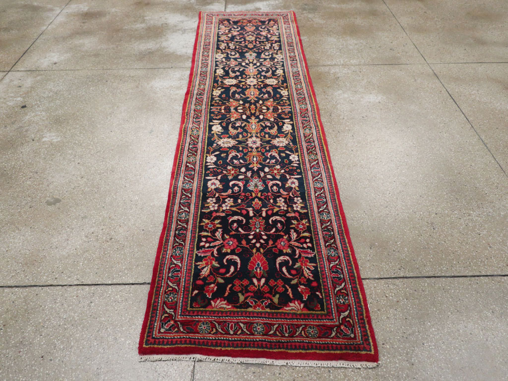 Vintage Persian Sarouk Runner (Pair: 2 of 2), No.33317 - Gsblank