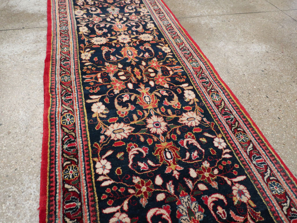 Vintage Persian Sarouk Runner (Pair: 2 of 2), No.33317 - Gsblank