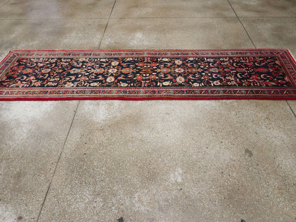 Vintage Persian Sarouk Runner (Pair: 2 of 2), No.33317 - Gsblank