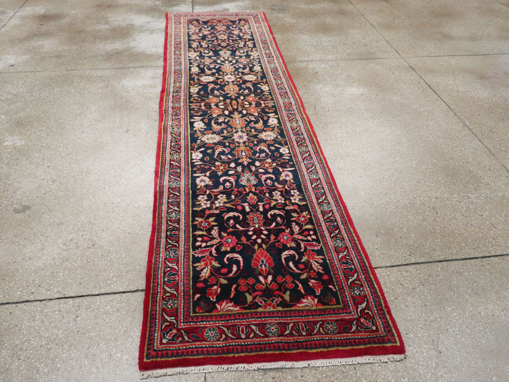 Vintage Persian Sarouk Runner (Pair: 2 of 2), No.33317 - Gsblank