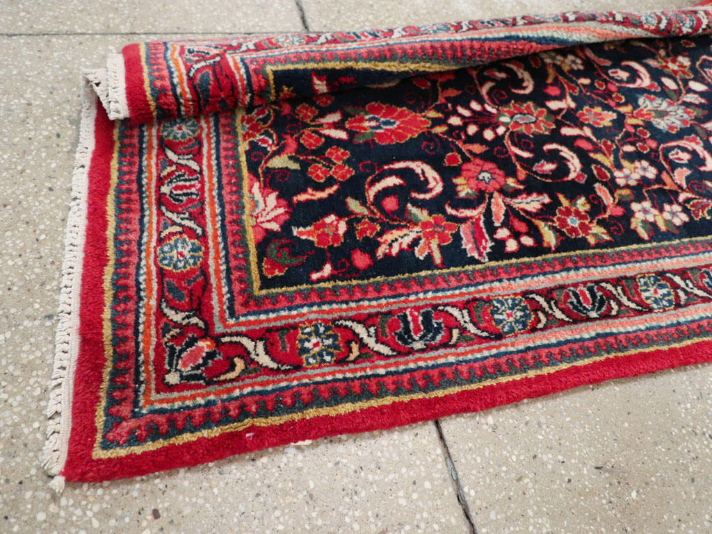 Vintage Persian Sarouk Runner (Pair: 2 of 2), No.33317 - Gsblank