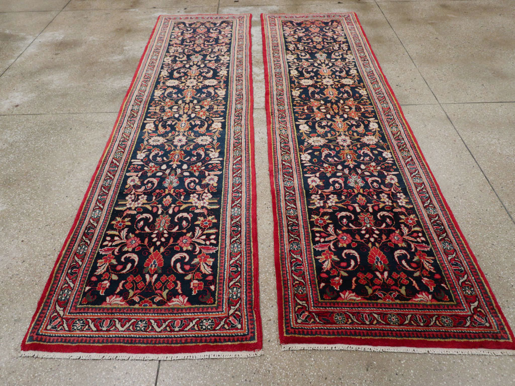 Vintage Persian Sarouk Runner (Pair: 2 of 2), No.33317 - Gsblank
