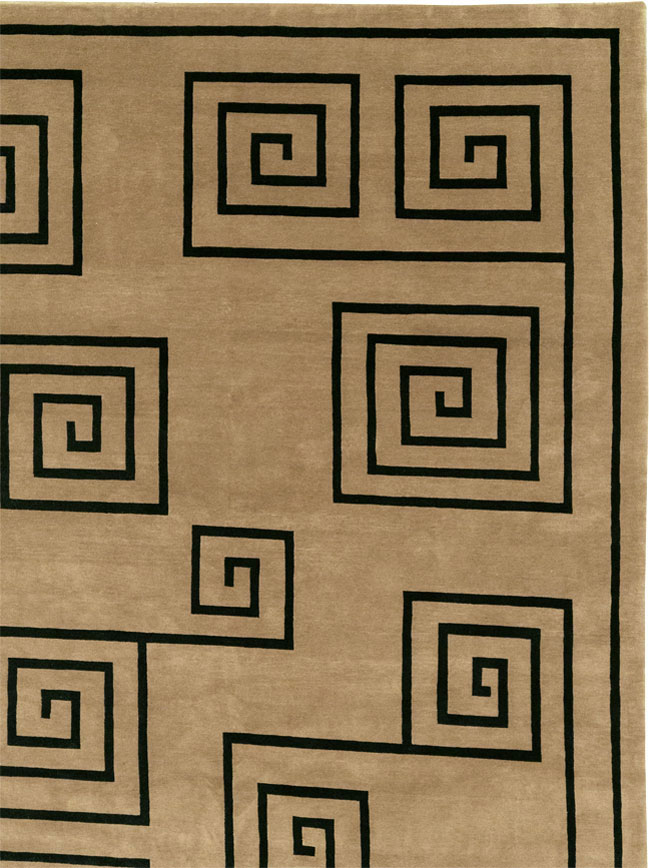 Modern Tibetan Contemporary Square Large Carpet, No.33323 - Gsblank