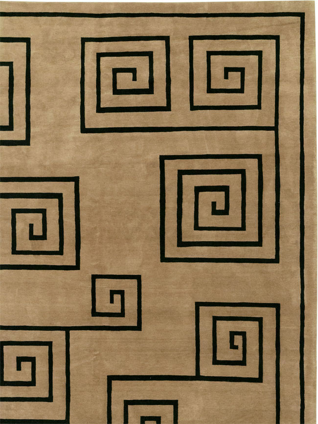 Modern Tibetan Contemporary Large Square Carpet, No.33323 - Gsblank