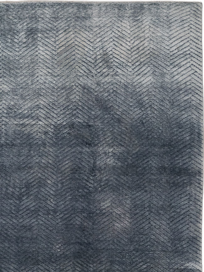 Modern Tibetan Accent Carpet, No.33324 - Gsblank