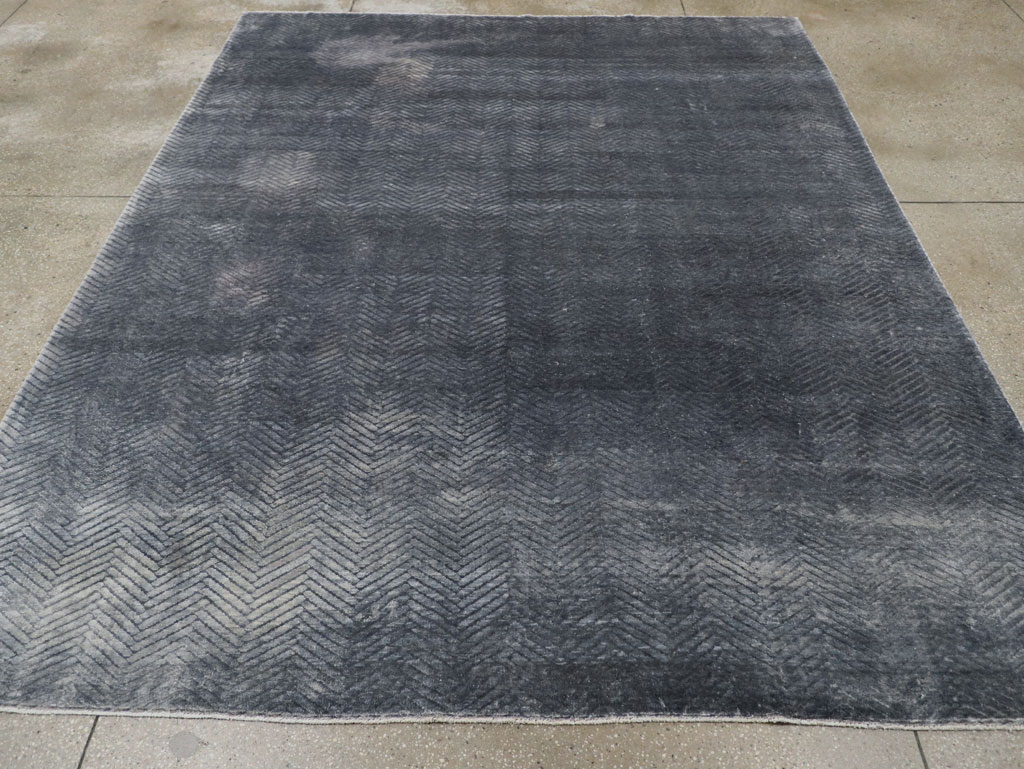 Modern Tibetan Accent Carpet, No.33324 - Gsblank