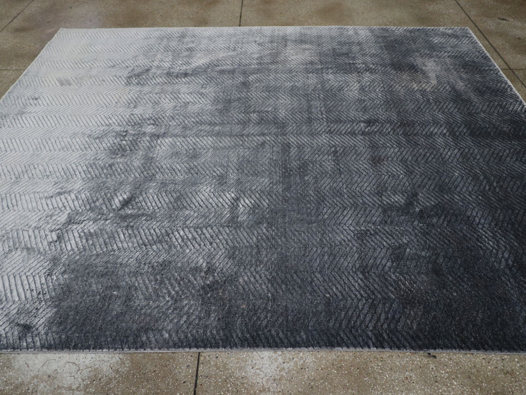 Modern Tibetan Accent Carpet, No.33324 - Gsblank