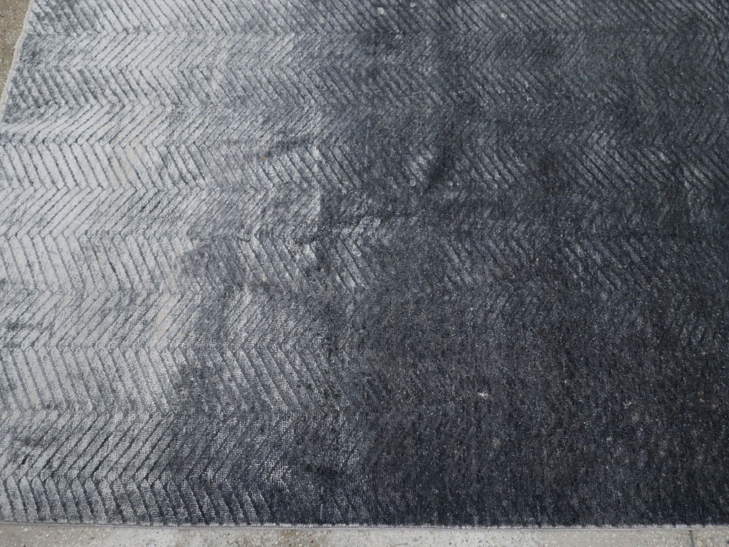 Modern Tibetan Accent Carpet, No.33324 - Gsblank