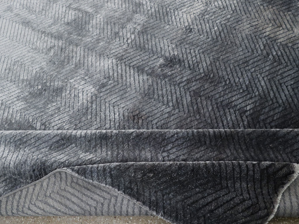 Modern Tibetan Accent Carpet, No.33324 - Gsblank