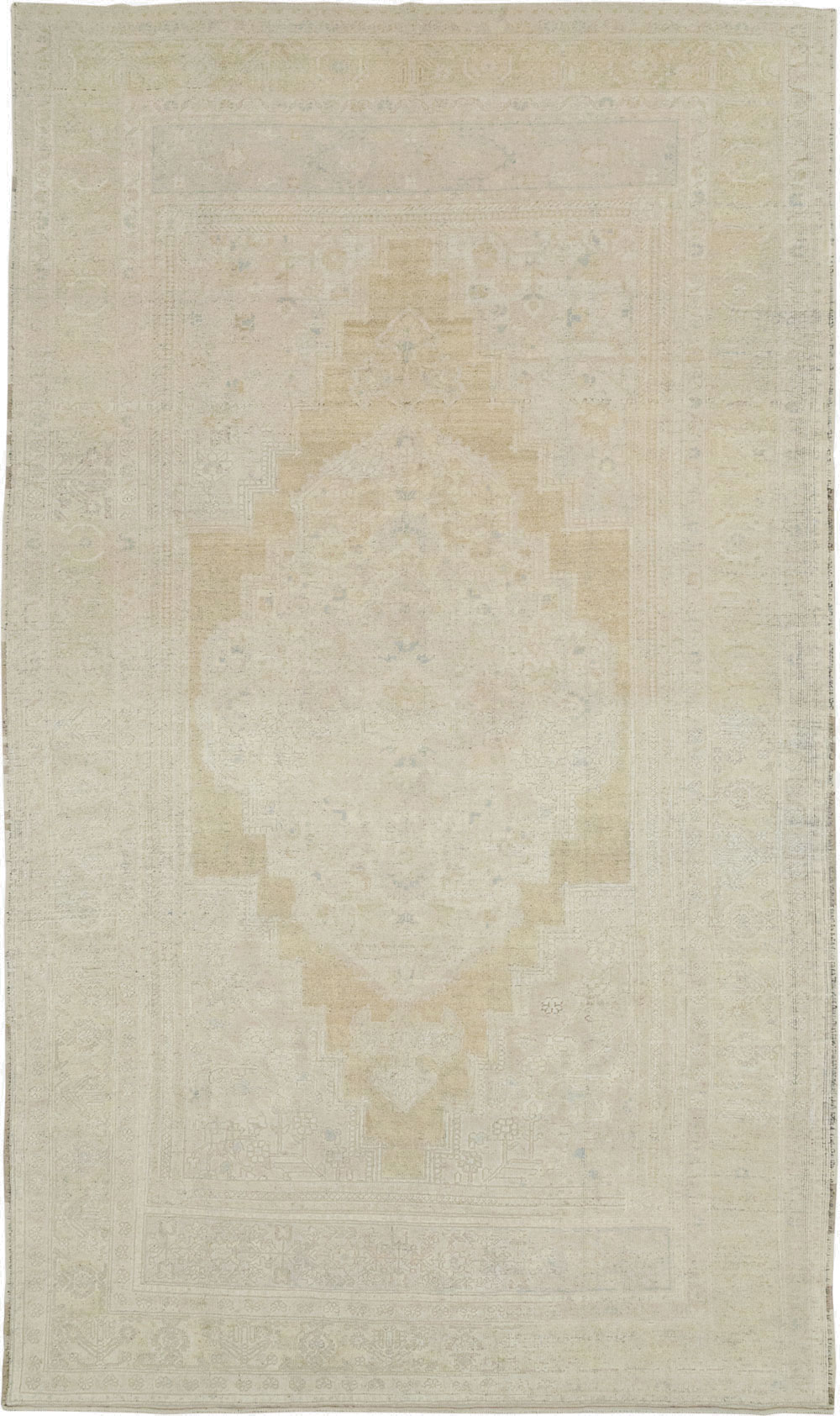 Vintage Turkish Oushak Long and Narrow, No.33329 - Gsblank