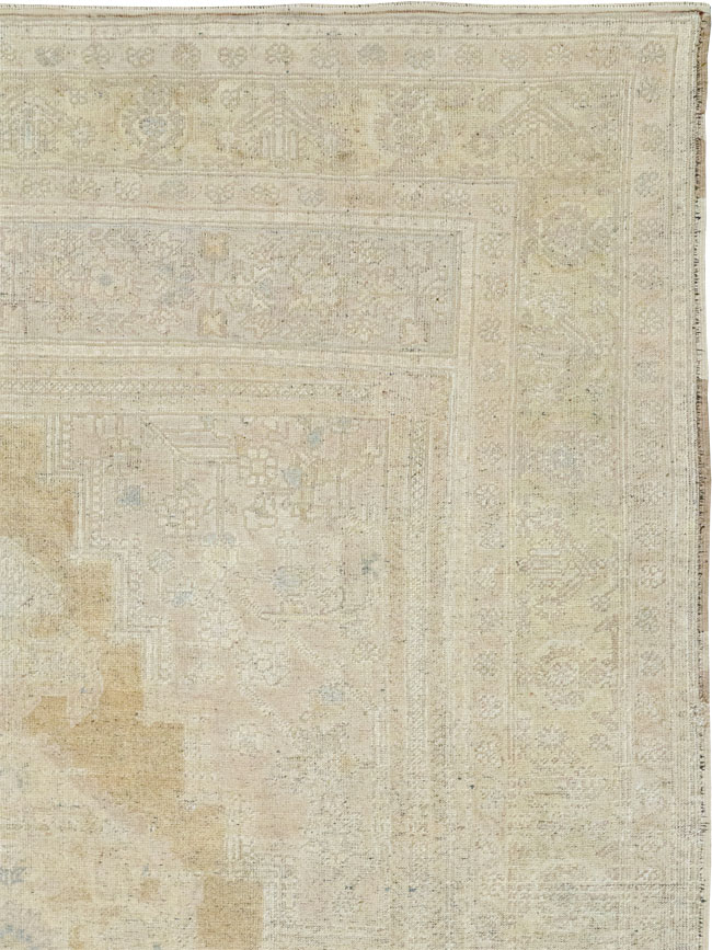 Vintage Turkish Oushak Long and Narrow, No.33329 - Gsblank