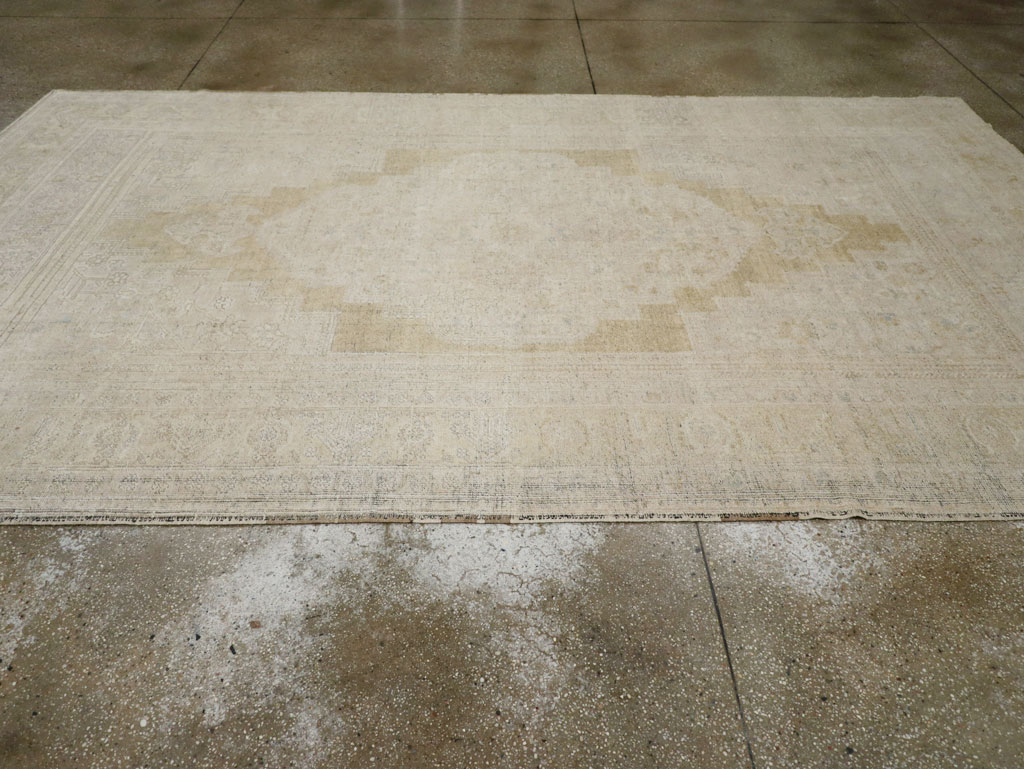 Vintage Turkish Oushak Long and Narrow, No.33329 - Gsblank