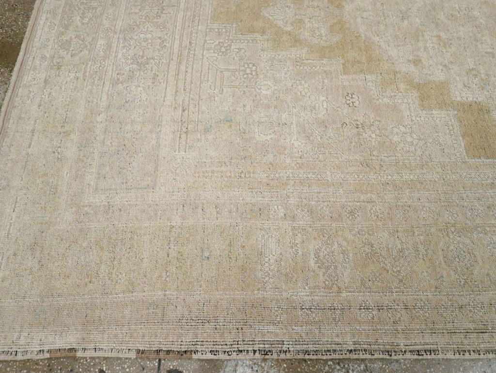 Vintage Turkish Oushak Long and Narrow, No.33329 - Gsblank