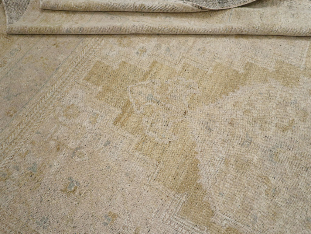 Vintage Turkish Oushak Long and Narrow, No.33329 - Gsblank