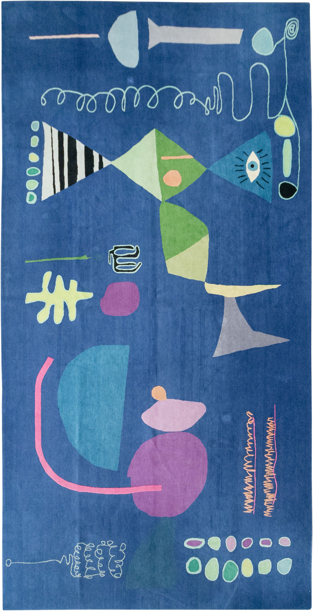 Modern Tibetan Art Deco Gallery Carpet, No.33332 - Gsblank