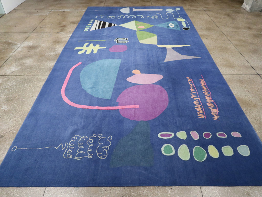 Modern Tibetan Art Deco Gallery Carpet, No.33332 - Gsblank