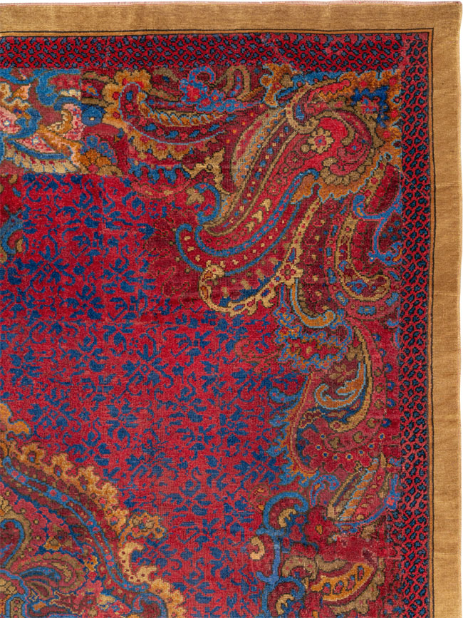 Antique Irish Donegal Oversize Carpet, No.33333 - Gsblank