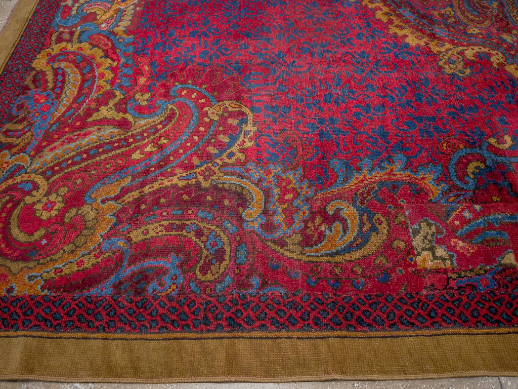 Antique Irish Donegal Oversize Carpet, No.33333 - Gsblank
