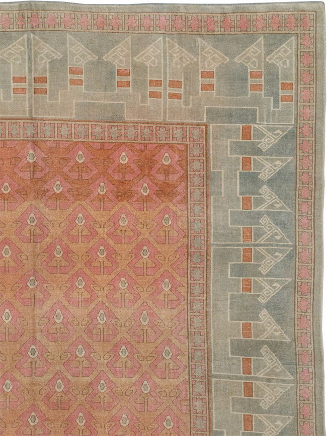 Vintage Turkish Anatolian Room Size Carpet, No.33337 - Gsblank