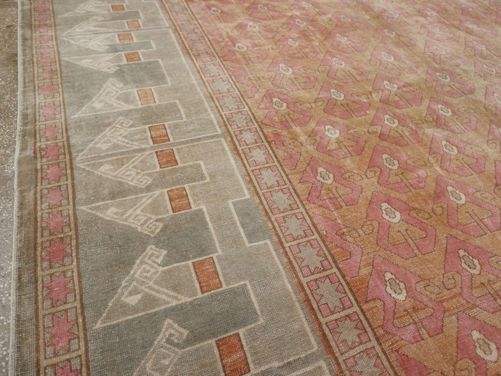 Vintage Turkish Anatolian Room Size Carpet, No.33337 - Gsblank
