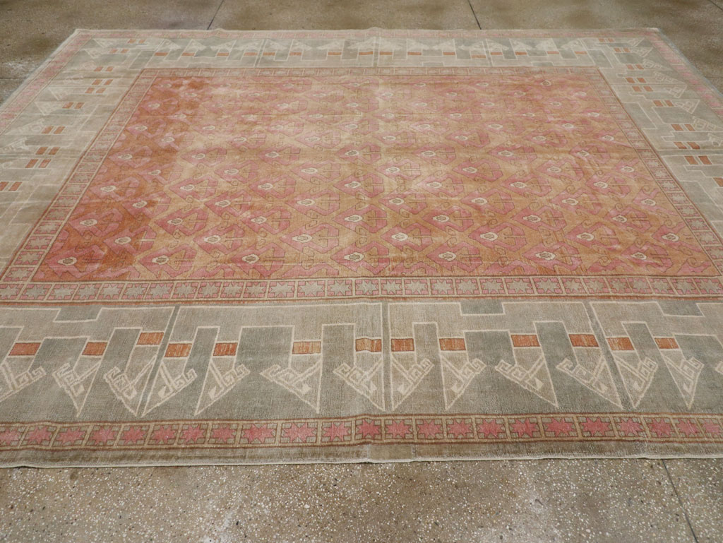 Vintage Turkish Anatolian Room Size Carpet, No.33337 - Gsblank
