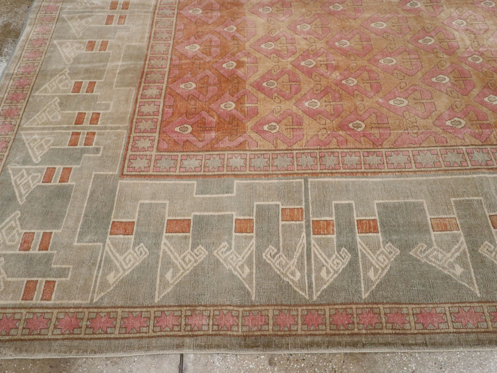 Vintage Turkish Anatolian Room Size Carpet, No.33337 - Gsblank