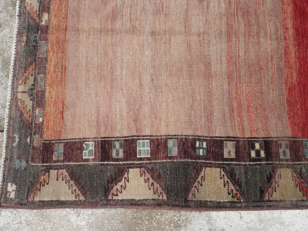 Vintage Turkish Anatolian Wide Gallery Runner, No.33339 - Gsblank