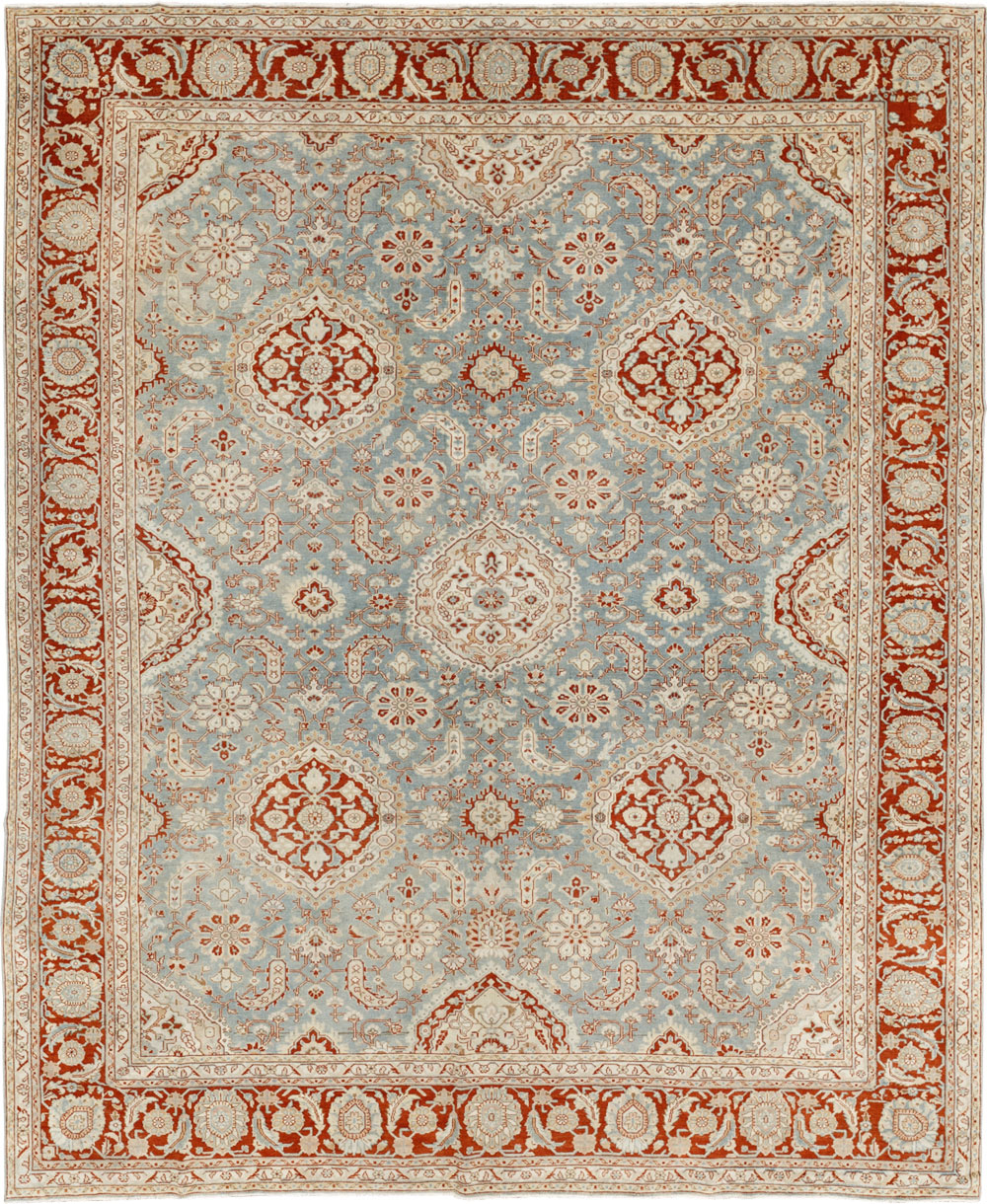 Antique Persian Malayer Room Size Carpet, No.33350 - Gsblank