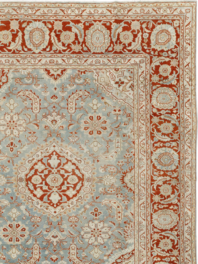 Antique Persian Malayer Room Size Carpet, No.33350 - Gsblank