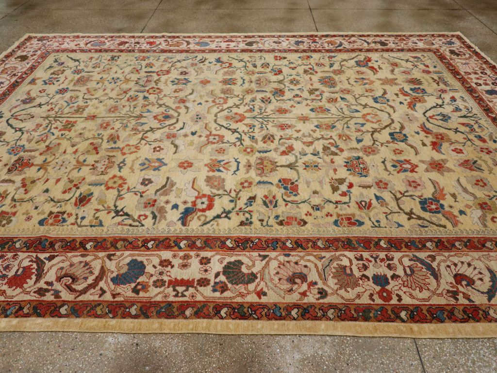 Antique Persian Mahal Room Size Carpet, No.33354 - Gsblank