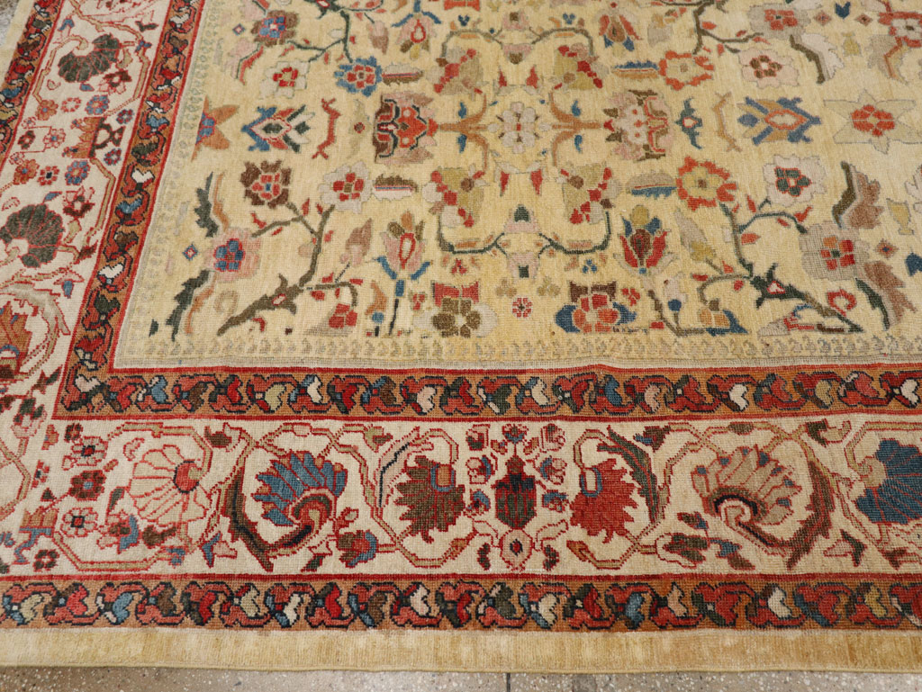 Antique Persian Mahal Room Size Carpet, No.33354 - Gsblank
