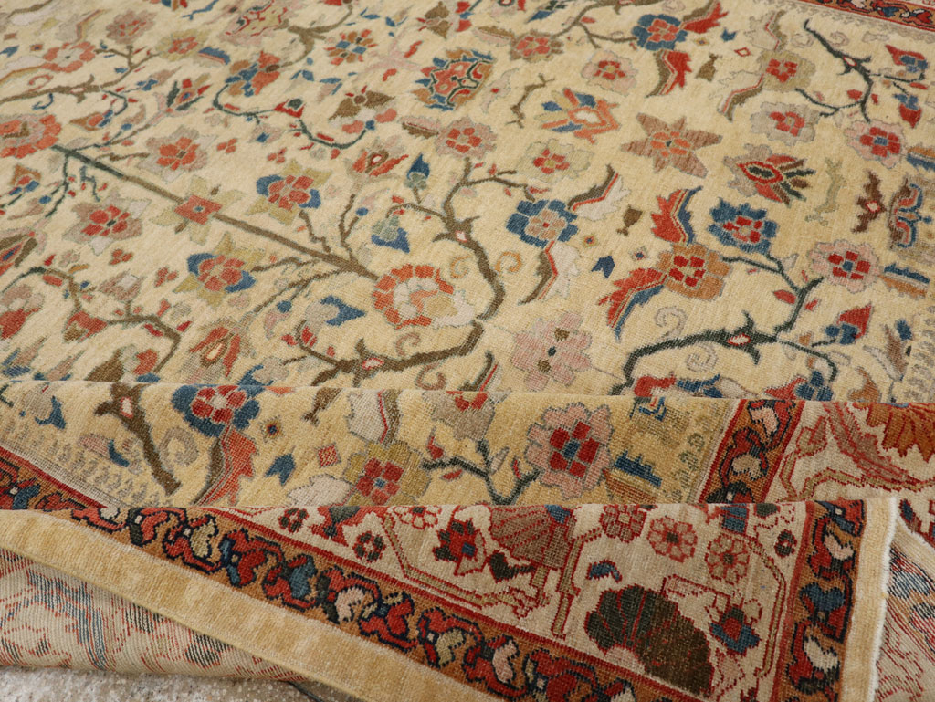 Antique Persian Mahal Room Size Carpet, No.33354 - Gsblank