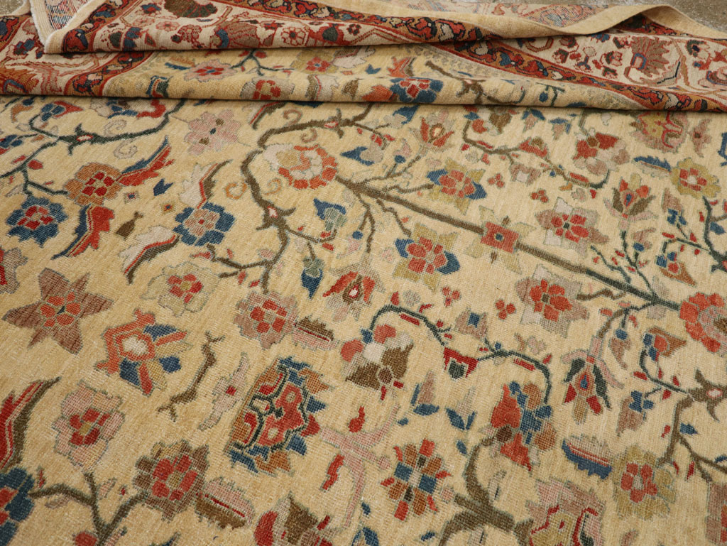 Antique Persian Mahal Room Size Carpet, No.33354 - Gsblank