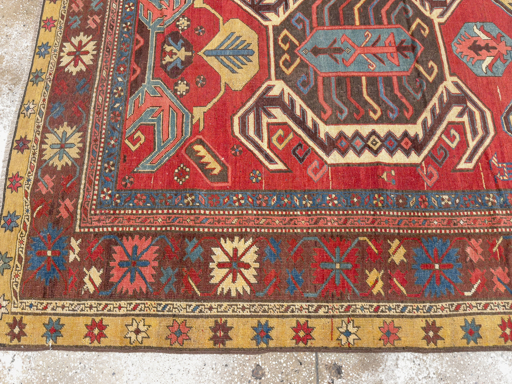 Antique Persian Northwest Wide Gallery Runner, No.33355 - Gsblank