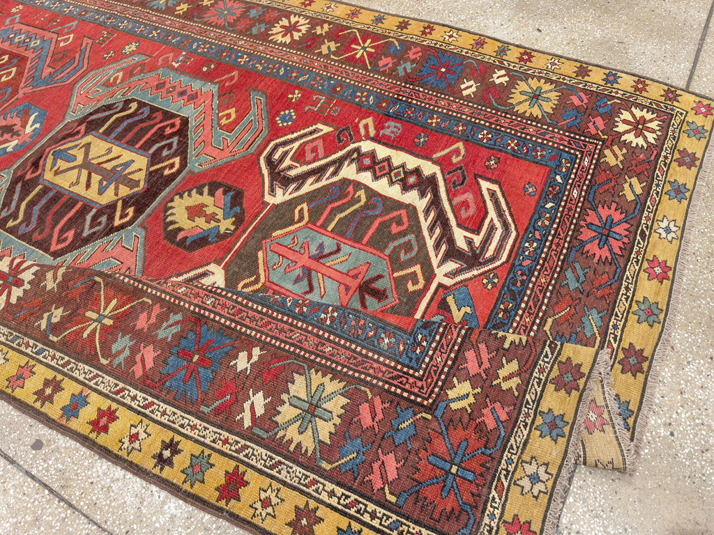 Antique Persian Northwest Wide Gallery Runner, No.33355 - Gsblank