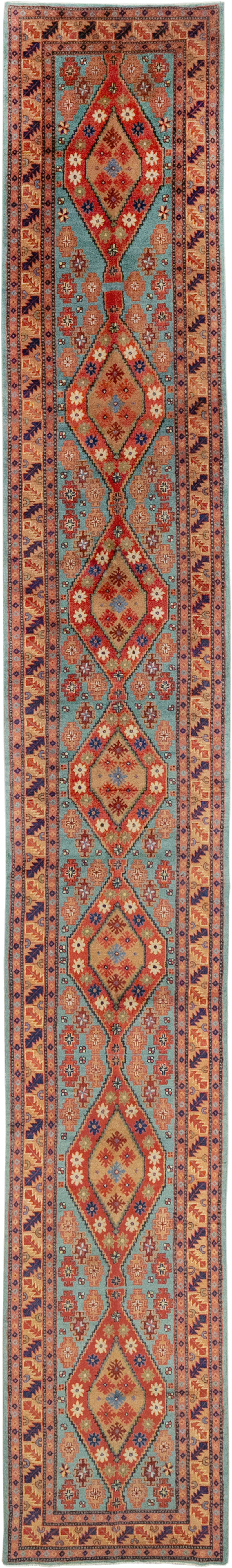 Antique East Turkestan Khotan Long Runner, No.33357 - Gsblank