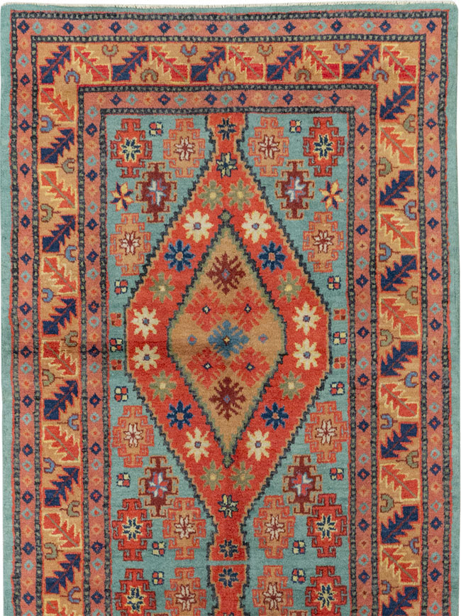 Antique East Turkestan Khotan Long Runner, No.33357 - Gsblank