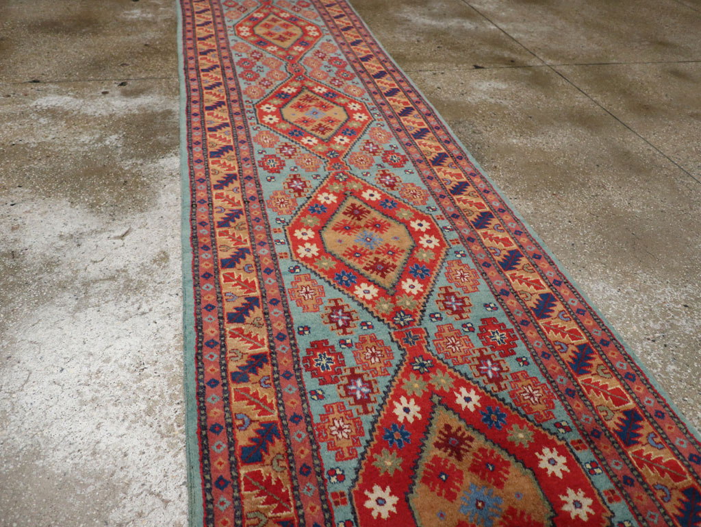 Antique East Turkestan Khotan Long Runner, No.33357 - Gsblank