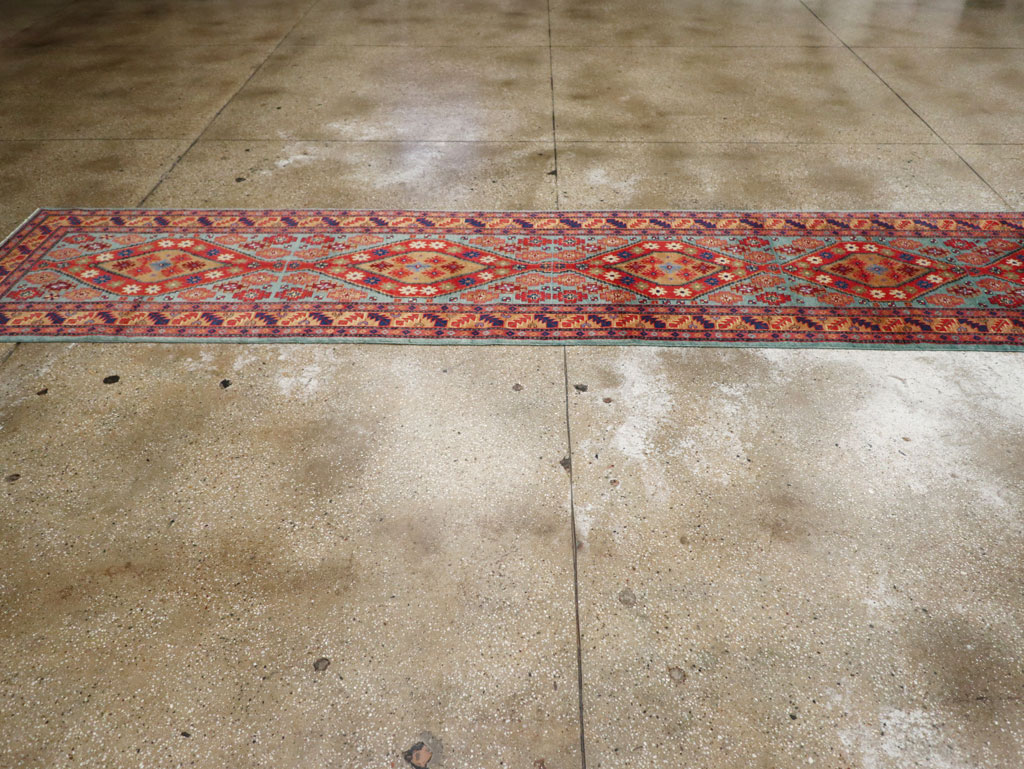 Antique East Turkestan Khotan Long Runner, No.33357 - Gsblank
