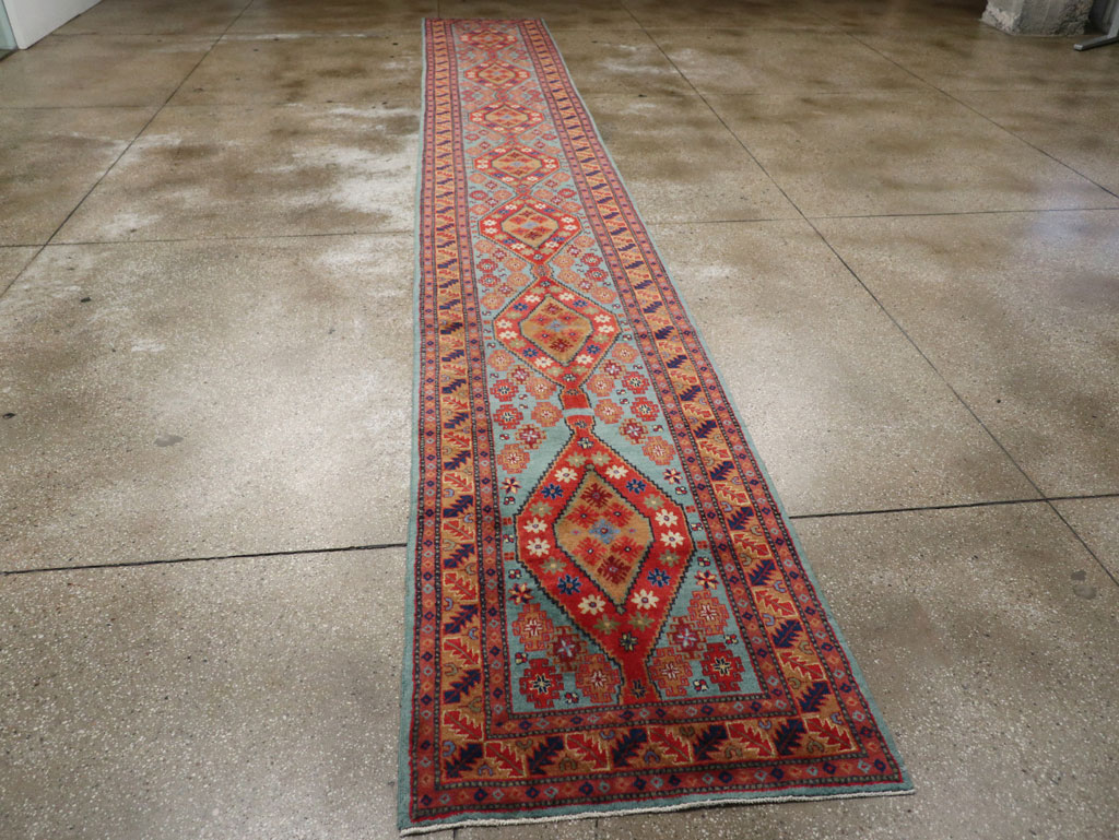 Antique East Turkestan Khotan Long Runner, No.33357 - Gsblank