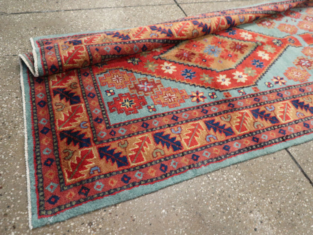 Antique East Turkestan Khotan Long Runner, No.33357 - Gsblank
