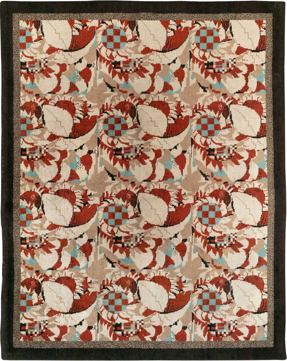 Vintage French Art Deco Room Size Carpet, No.33360 - Gsblank