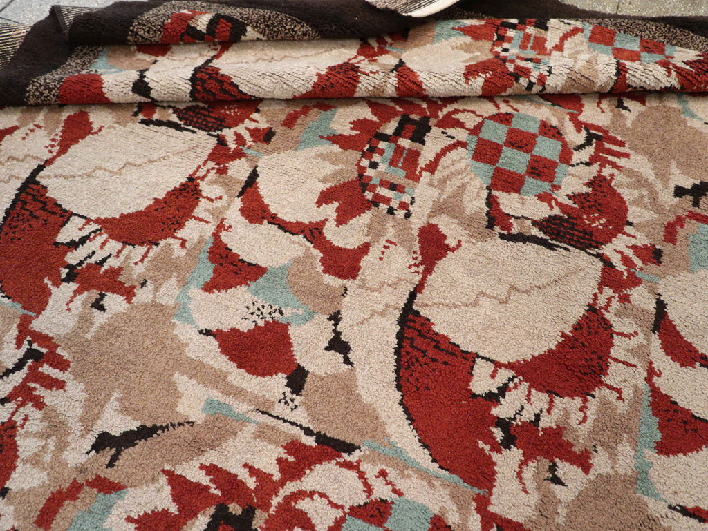 Vintage French Art Deco Room Size Carpet, No.33360 - Gsblank